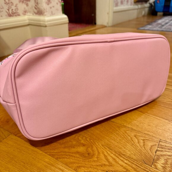 BIOWORLD Sanrio Hello Kitty Travel Duffle Bag Pink Car Rainbow Weekender NWT - Picture 5 of 16